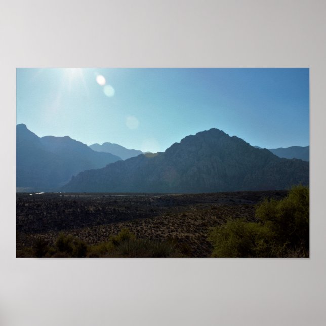 Affiches Désert de la montagne du Nevada (Devant)
