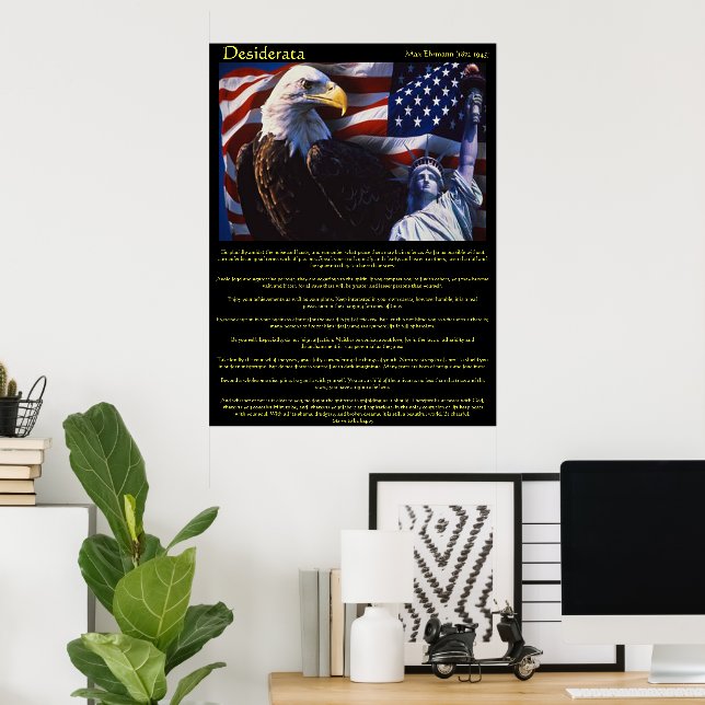 Affiches Desiderata Bald Eagle 3Posters (Bureau à domicile)