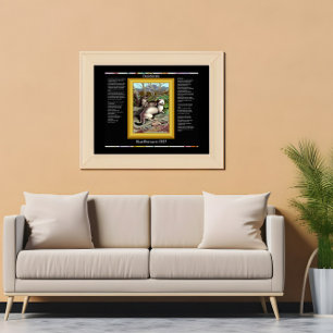 Affiches Desiderata Ermine Art Vintage