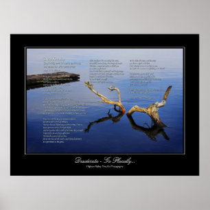 Affiches Desiderata Poem - Style de galerie Bruit et Haste