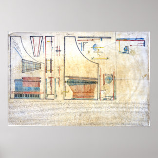 Affiches Design de clavecin, 1786