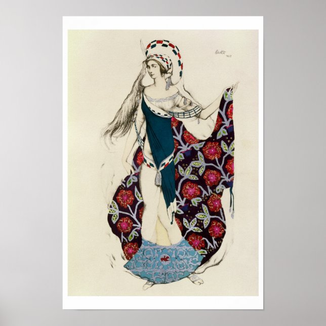 Affiches Design de costume pour une femme, de Judith, 1922  (Devant)