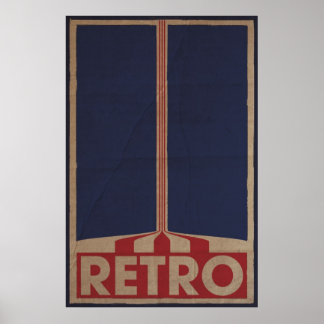 Affiches Design de style rétro