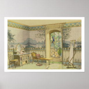 Affiches Design for a Bathroom, from 'Interieurs Modernes',