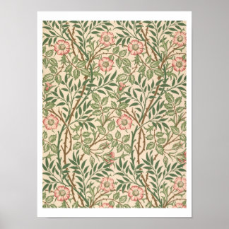 Affiches Design 'Sweet Briar' pour papier peint, imprimé pa