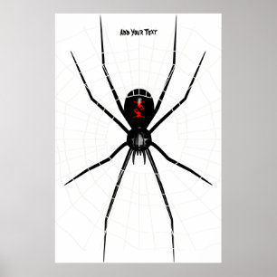 Affiches Design Widow noir