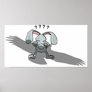 Affiches ? ? Dessin sur lapin