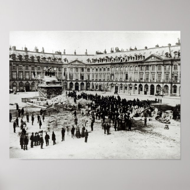 Affiches Destruction de la colonne Vendôme (Devant)
