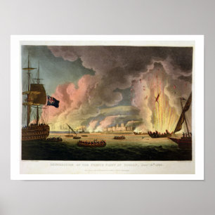 Affiches Destruction de la flotte française à Toulon, 18e D