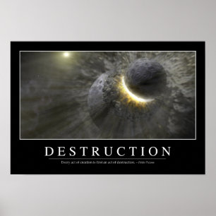 Affiches Destruction: Inspirational Quote 2