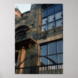 Affiches Détail de la ferronnerie du Fa�ade du nord