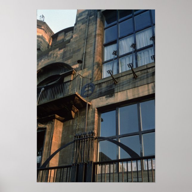 Affiches Détail de la ferronnerie du North Fa � ade (Devant)