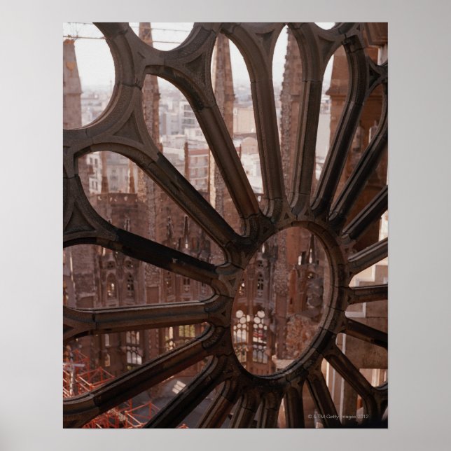 Affiches Détail de La Sagrada Familia, Barcelone, Espagne (Devant)