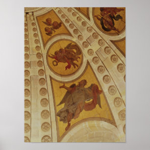Affiches Détail des anges du dôme, établi 1635-42