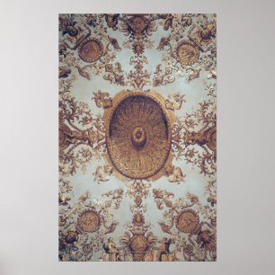 Affiches Détail du plafond dans le salon grand