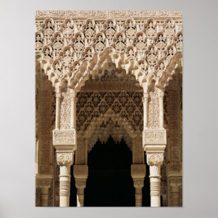 Affiches Détail d'une arche de galerie, de la Cour