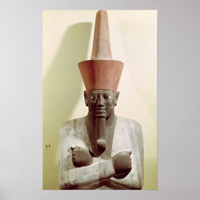 Affiches Détail d'une statue de Mentuhotep II (Devant)