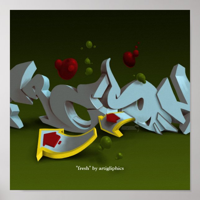 Affiches Détail "FRAIS" (Devant)