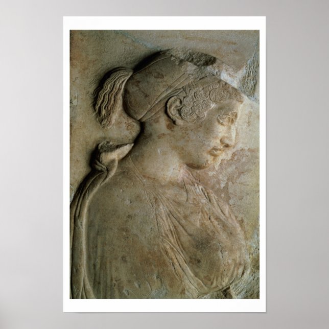 Affiches Détail from the stela of Philis, from Thasos, c.5t (Devant)