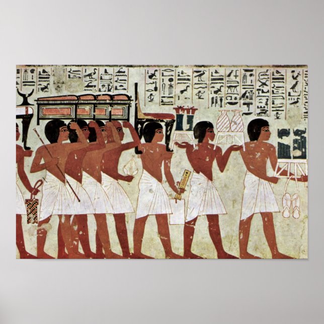 Affiches Détails funéraires Par Maler Der Grabkammer Des Ra (Devant)