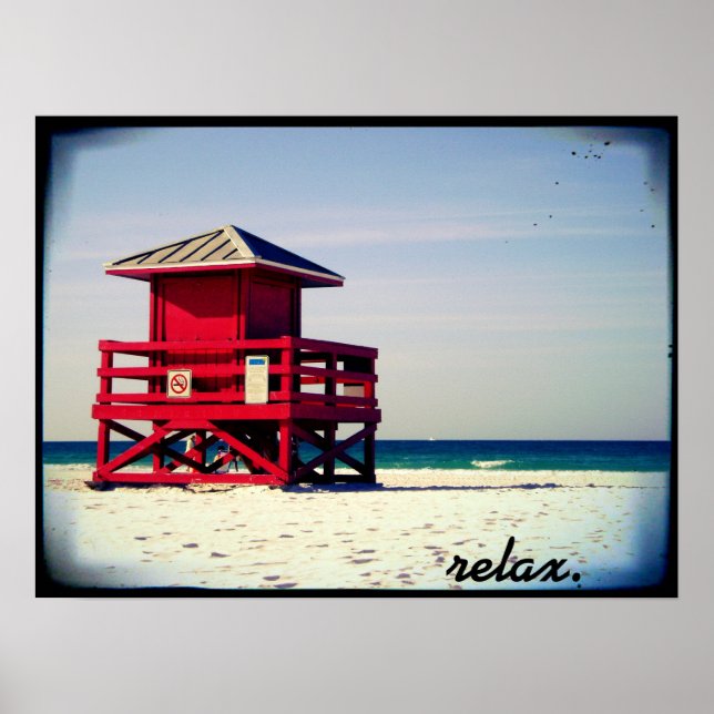 Affiches détendez-vous. (Devant)