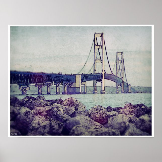 Affiches Détroit de Mackinac (Devant)