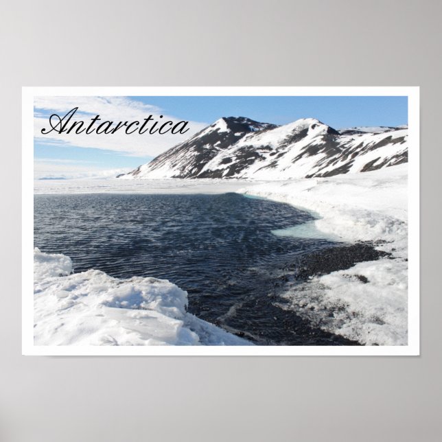 Affiches Détroit de McMurdo, Antarctique (Devant)
