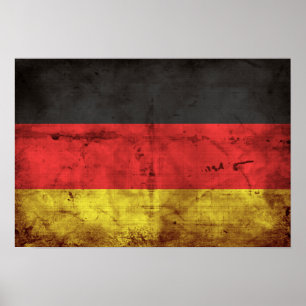 Affiches Deutschland Flagge
