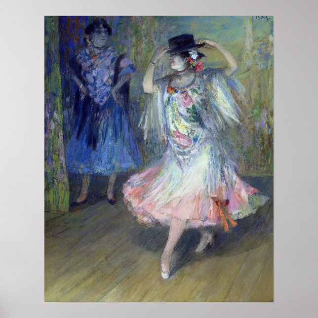 Affiches Deux danseurs espagnols, 1852 (Devant)