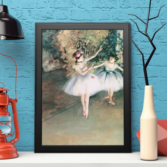 Affiches Deux danseuses sur une scène par Edgar Degas, Art  (Créateur téléchargé)