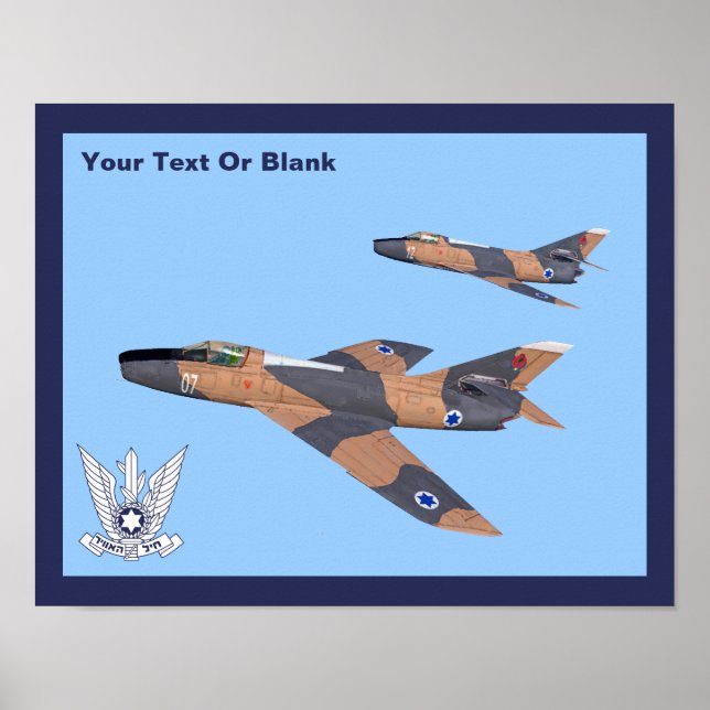 Affiches Deux endroits d'Israel (Devant)