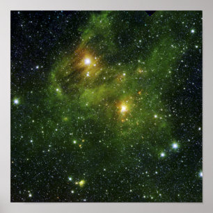 Affiches Deux étoiles extrêmement lumineuses