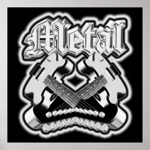 Affiches Deux guitares