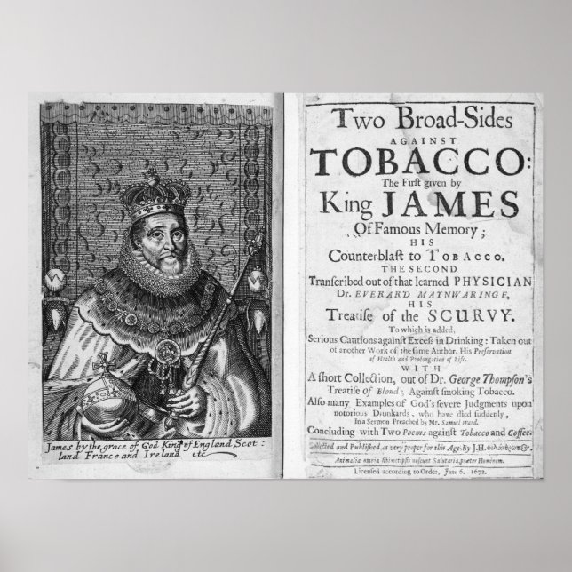 Affiches 'Deux larges voix contre le tabac (Devant)