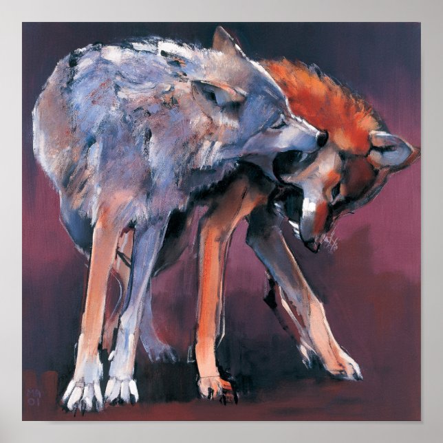 Affiches Deux loups 2001 (Devant)