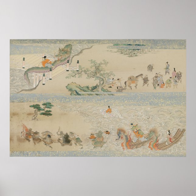 Affiches Deux panneaux de défilement (Devant)