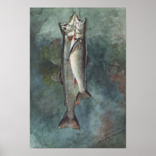 Affiches Deux truites