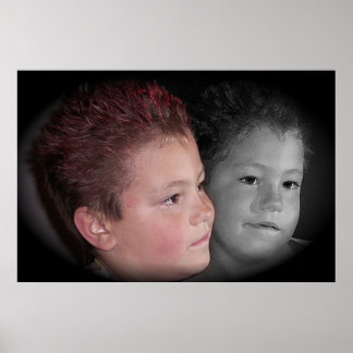 Affiches Deux visages