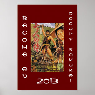AFFICHES DEVENIR ET OCCUPER SAMURAI 2013