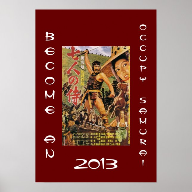 AFFICHES DEVENIR ET OCCUPER SAMURAI 2013 (Devant)