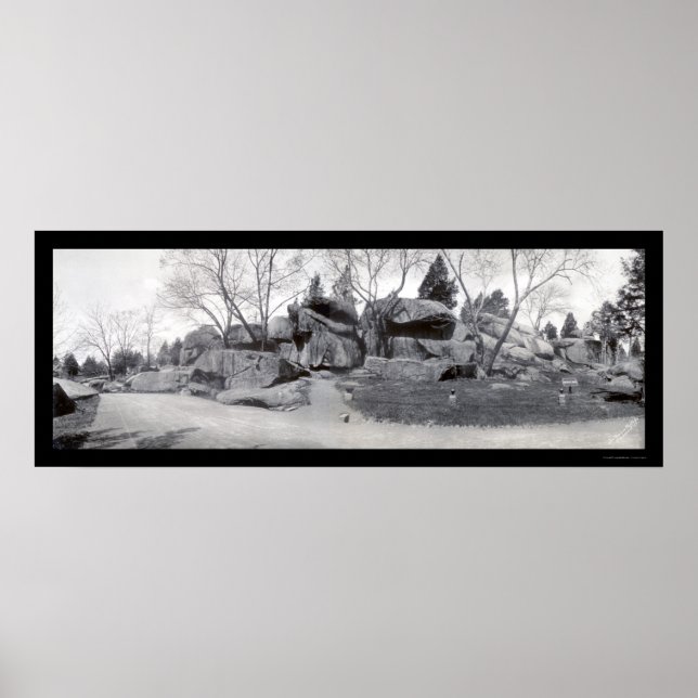 Affiches Dévils de guerre civile Den Photo 1909 (Devant)