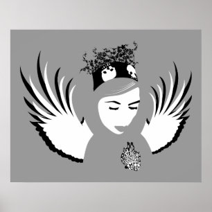 Affiches dévotion condamnée : ange perdu