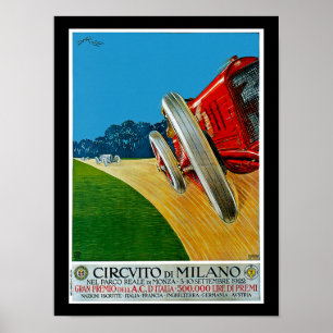 Affiches Di Milan de Circuito