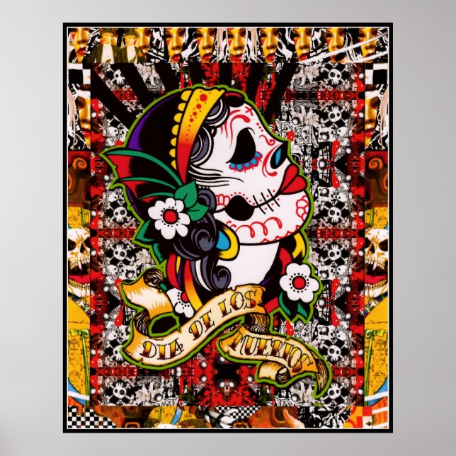 Affiches Dia De Los Muertos (Devant)