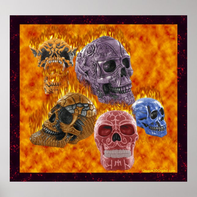 Affiches Dia de Los Muertos (Devant)