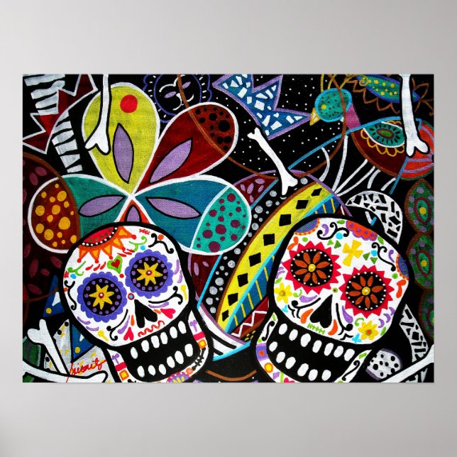 Affiches Dia de los muertos (Devant)