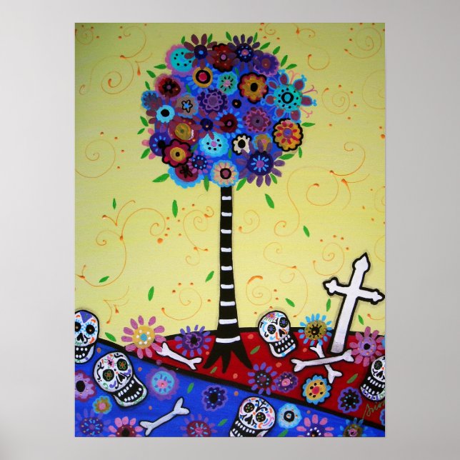 AFFICHES DIA DE LOS MUERTOS PAR PRISARTS (Devant)