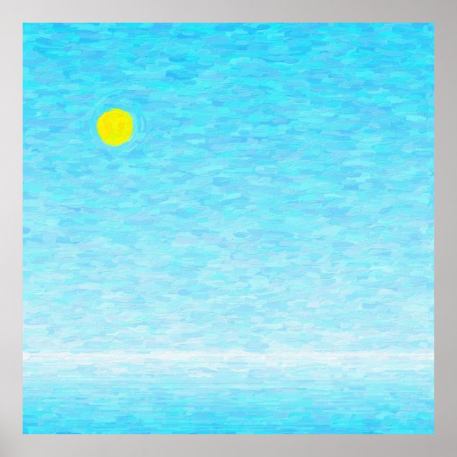 Affiches Dia de sol em alto mar (Devant)