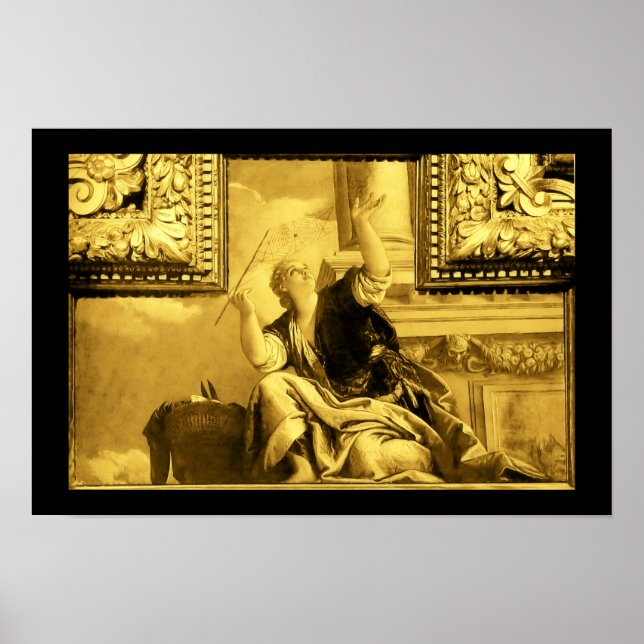 Affiches DIALECTIQUE ,noir,jaune or (Devant)