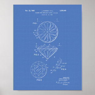 Affiches Diamant 1966 Plan directeur de l'art des brevets